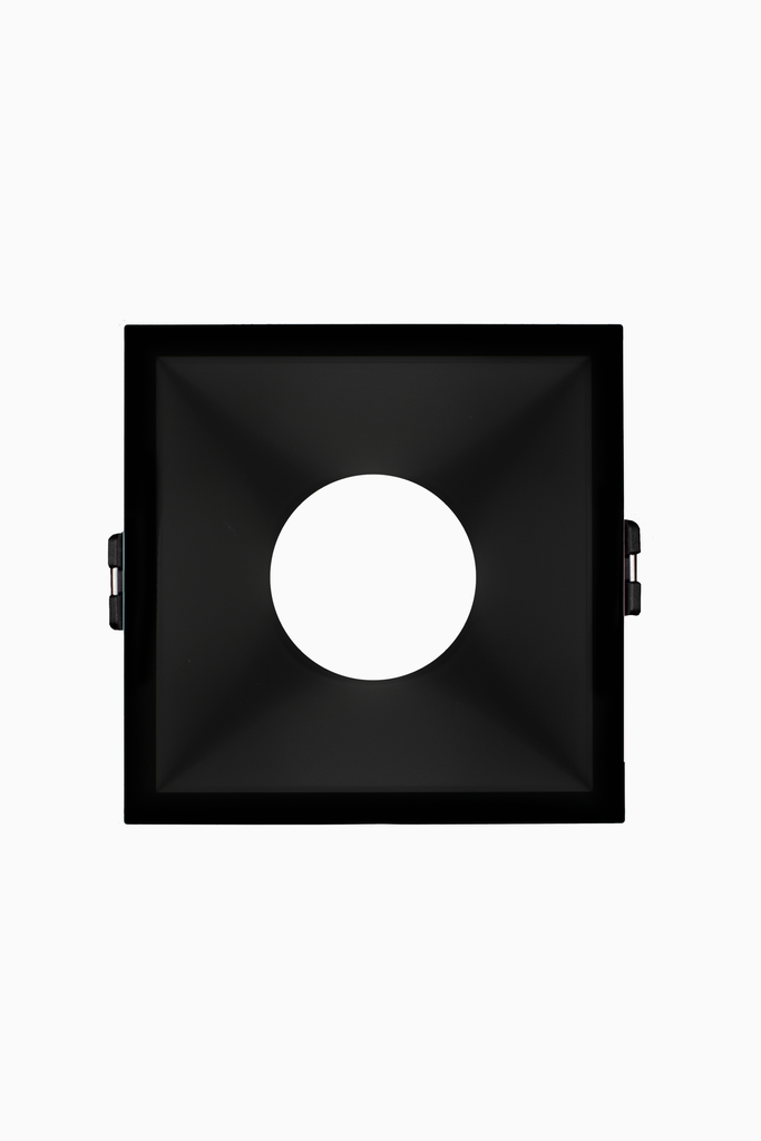 Aro CORAL Cuad. Emp. Para GU-10 Negro