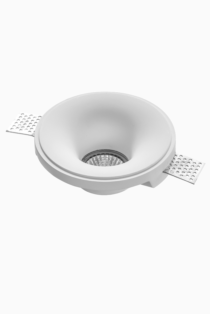 EMPOTRABLE LITAS ESCAYOLA REDONDO. Ø140mm GU10 BLANCO