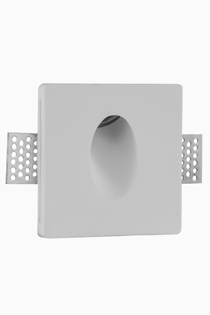 APLIQUE YUAN EMP. ESCAYOLA CUADRADO 100x100mm 1W 3000K BLANCO