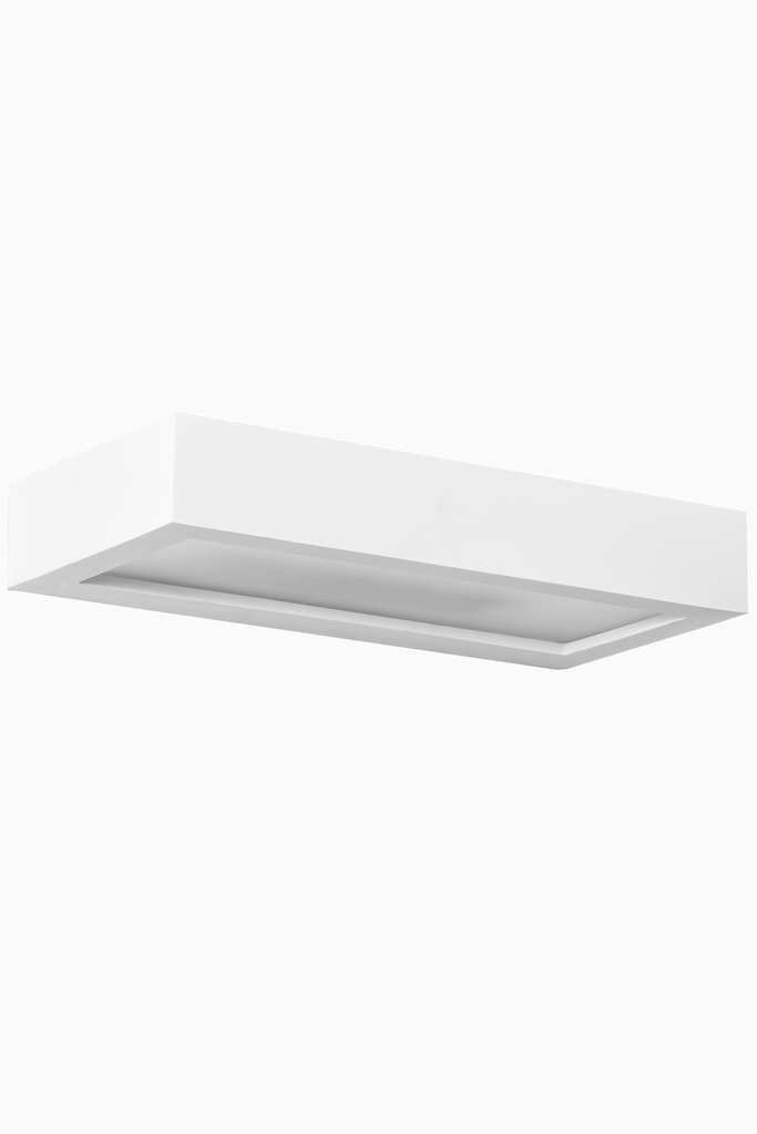 APLIQUE SUM SUPERFICIE ESCAYOLA 250x150X40mm R7S BLANCO