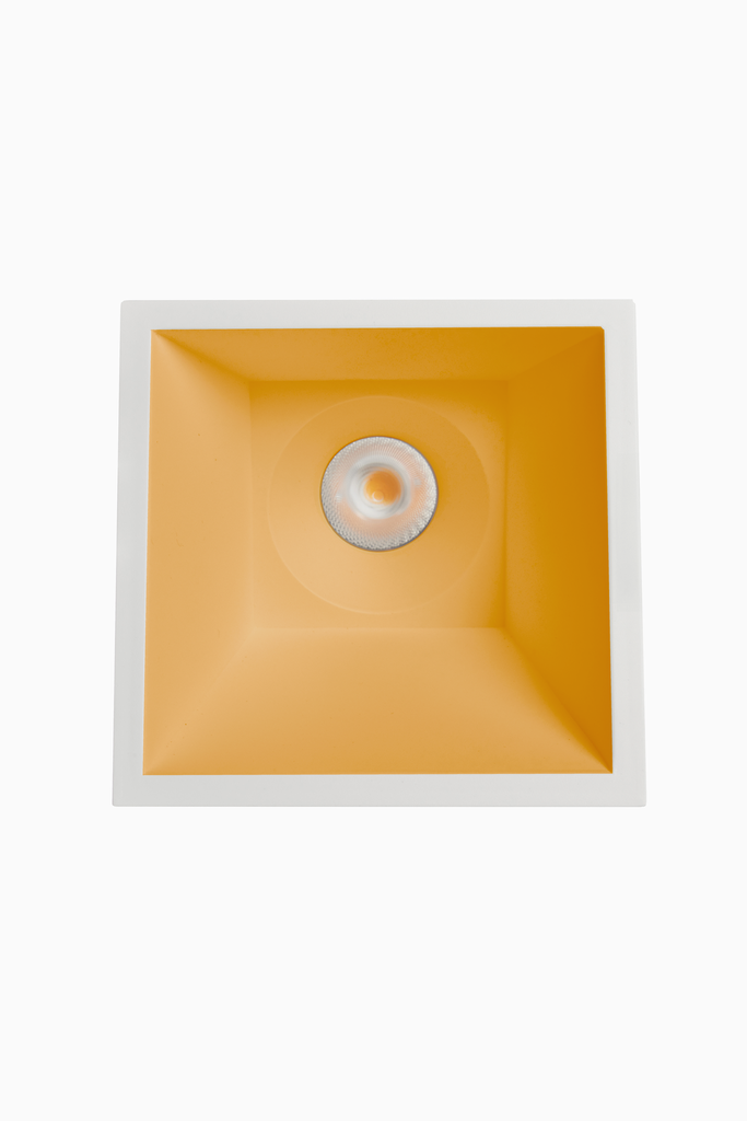 DOWNLIGHT SIRA EMPOTRAR CUADRADO ASIMETRICO 5W 2700K 38º BL/OR TRIAC