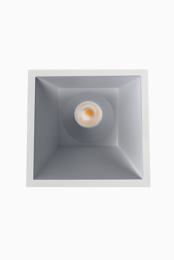 DOWNLIGHT SIRA EMPOTRAR CUADRADO ASIMETRICO 5W 4000K 38º BL/PL TRIAC