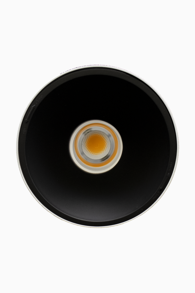 DOWNLIGHT ELSA BLANCO SUPERFICIE 30W 4000K 45º NEGRO 1-10V