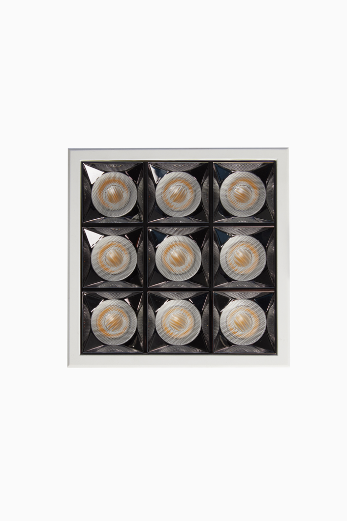 LINEAR ORNA 36W 3000K BLANCO REFLECTOR NEGRO 35x70º DALI/PUSH