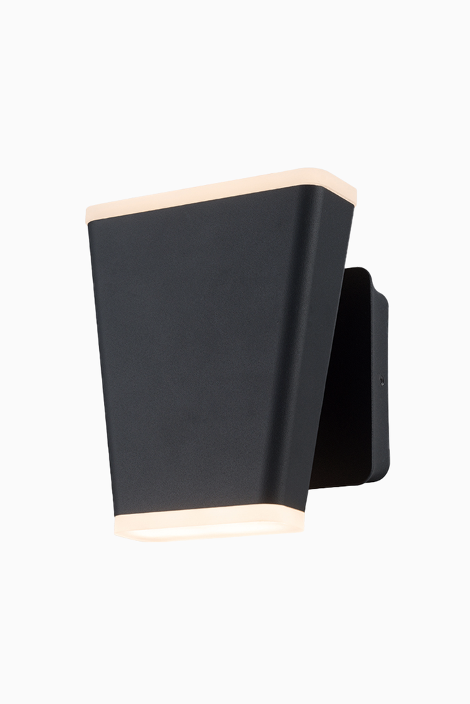 APLIQUE MAYA LUZ DIR/IND 2 SALIDAS IP54 12W 3000K ANTRACITA