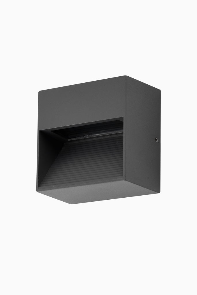 APLIQUE AGNES ASIMETRICO IP54 3W 4000K ANTRACITA