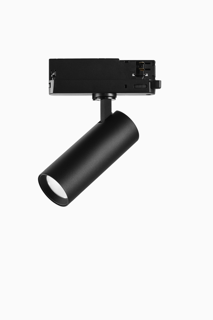 PROYECTOR ARIES CARRIL 10W 38º SWITCH 3CCT NEGRO