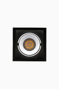 DOWNLIGHT DELIA CUADRADO 7W 3CCT 15º NEGRO/ BLANCO DALI/PUSH