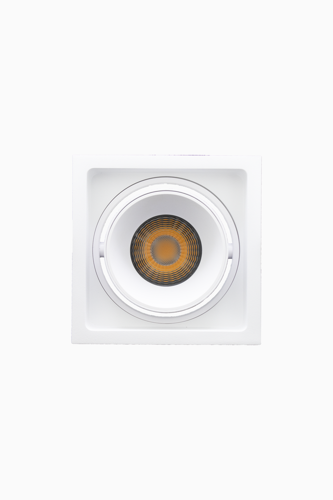 DOWNLIGHT DELIA CUADRADO 7W 3CCT 24º BLANCO TRIAC