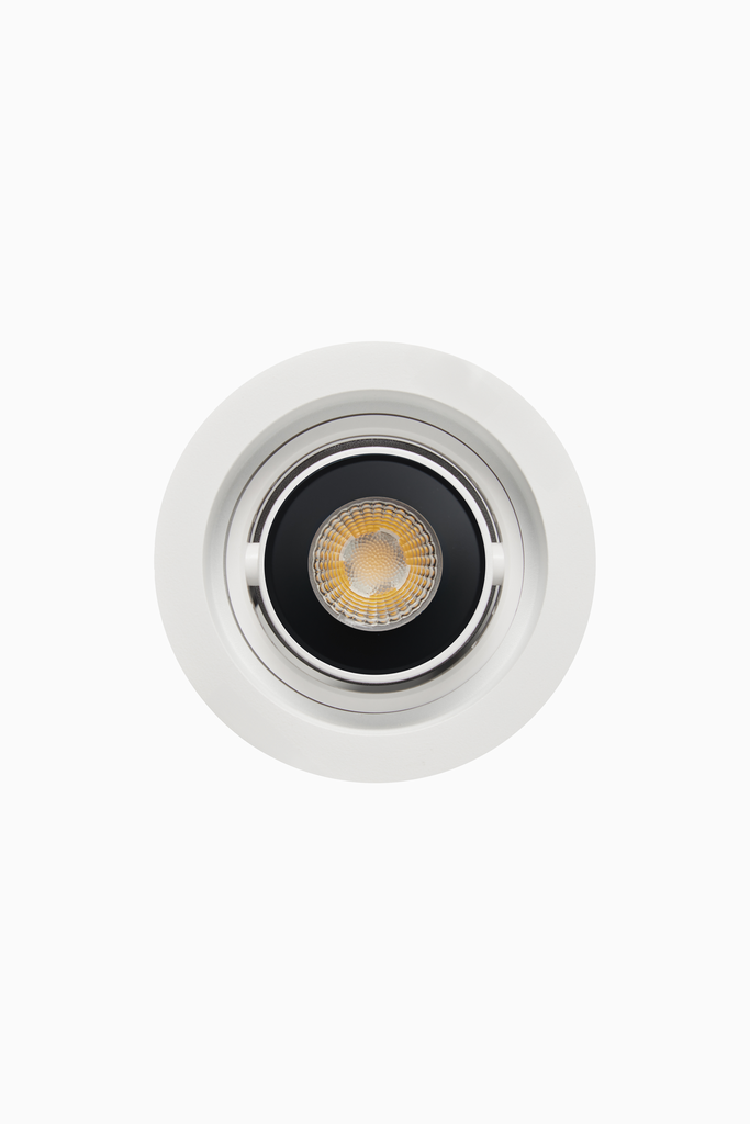 DOWNLIGHT DELIA REDONDO 7W 3CCT 36º BLANCO/NEGRO 1-10V