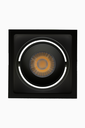 DOWNLIGHT DELIA CUADRADO 30W 3CCT 36º NEGRO SR