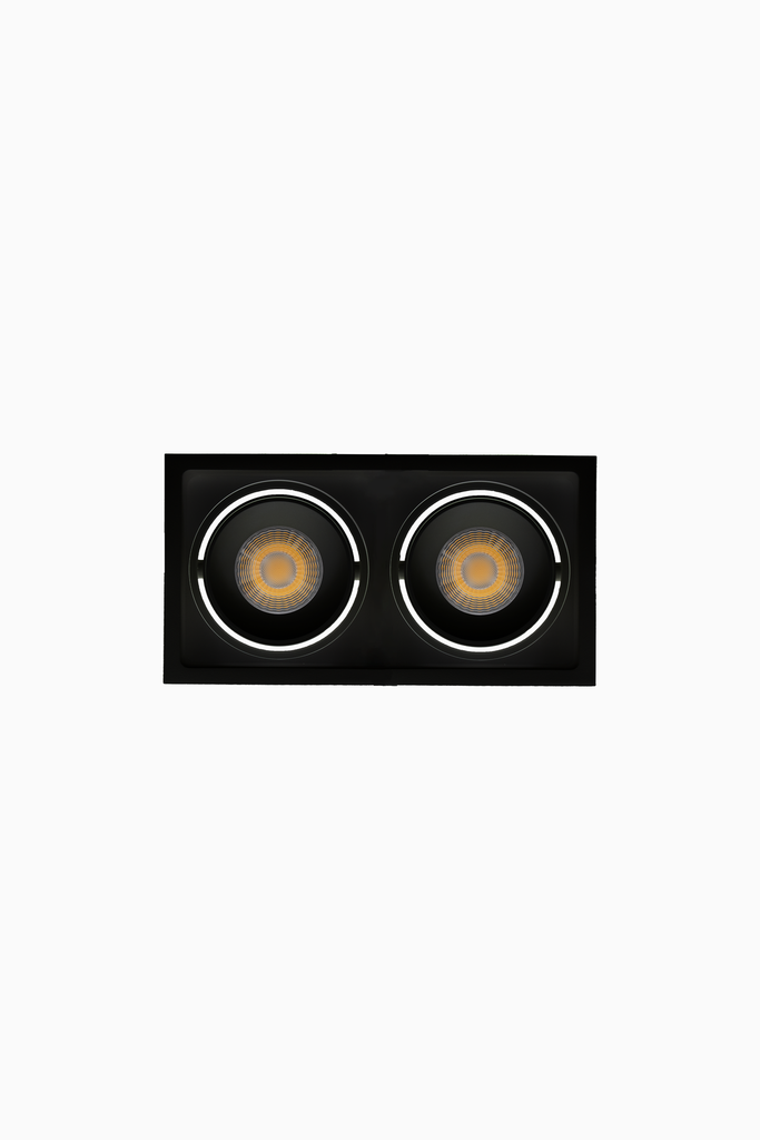 DOWNLIGHT DELIA MARCO 2x7W 3CCT 15º NEGRO DALI/PUSH