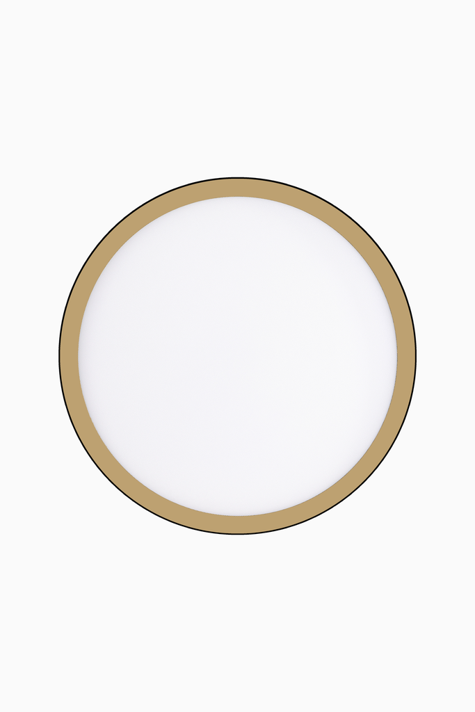 PLAFON HADES 42W CCT NEGRO/ORO 500mm