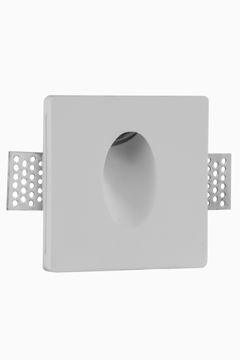 [60153] APLIQUE YUAN EMP. ESCAYOLA CUADRADO 100x100mm 1W 3000K BLANCO