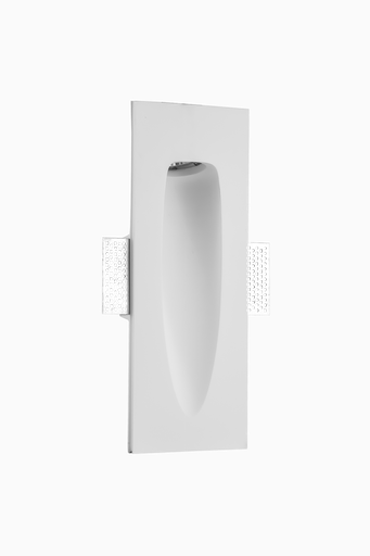 [60159] APLIQUE DIRHAM EMP. ESCAYOLA RECT 320x120mm GU-10 BLANCO
