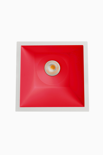 [60299CA15BRB] DOWNLIGHT SIRA EMPOTRAR CUADRADO ASIMETRICO 5W 2700K 15º BL/RJ 1-10V