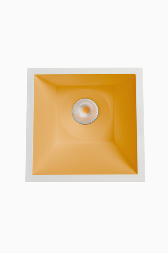 [60299CA24BOB] DOWNLIGHT SIRA EMPOTRAR CUADRADO ASIMETRICO 5W 2700K 24º BL/OR 1-10V