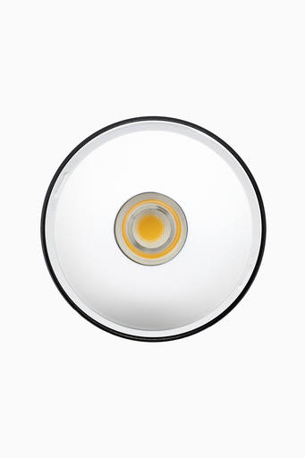 [60509BA] DOWNLIGHT ELSA NEGRO SUPERFICIE 20W 3000K 45º BLANCO TRIAC