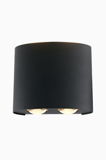 [61132] APLIQUE IRENE LUZ DIR/IND IP54 4X3W 3000K ANTRACITA