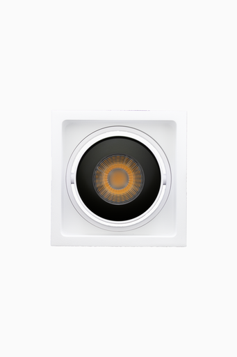 [62710C24BNSR] DOWNLIGHT DELIA CUADRADO 7W 3CCT 24º BLANCO/NEGRO SR
