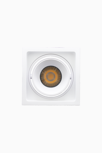 [62710C36BC] DOWNLIGHT DELIA CUADRADO 7W 3CCT 36º BLANCO DALI/PUSH