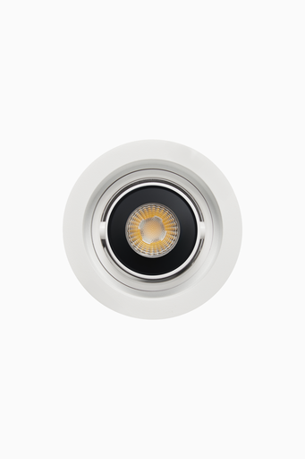 [62710R36BNA] DOWNLIGHT DELIA REDONDO 7W 3CCT 36º BLANCO/NEGRO TRIAC