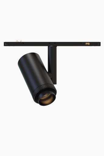 [66007] PROYECTOR TRACK LIGHT MARKO 48V 7W 3000K NEGRO ZOOM 15-45º ON/OFF