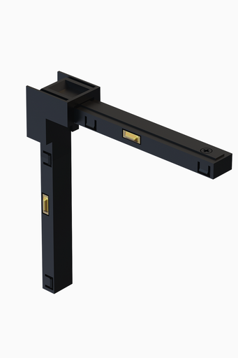 [66343] CONEXIÓN 90º VERTICALL MARKO NEGRO